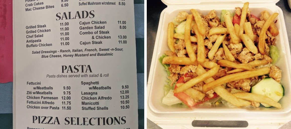 Chef Ray's Cafe Menu