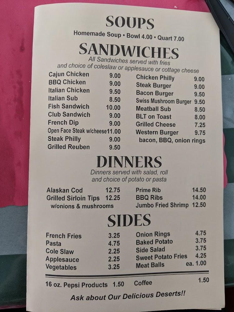 Chef Ray's Cafe Menu image 2