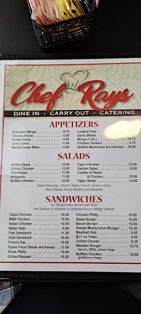 Chef Ray's Cafe Menu image 4